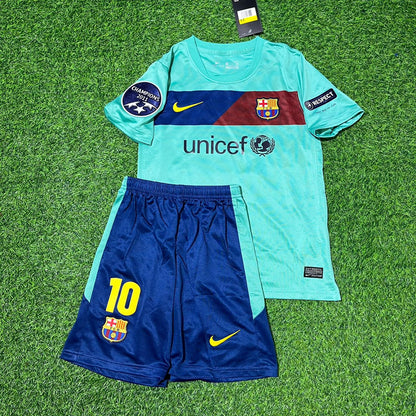 Lionel Messi Barcelona 2011/12 Blue Red Home Retro Kids Football Jersey Collection