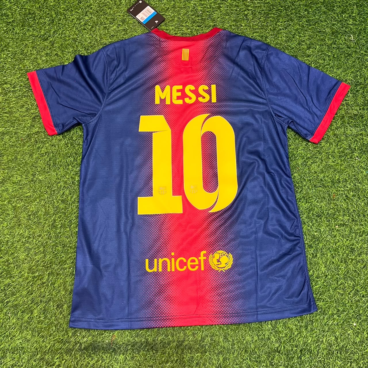 Lionel Messi Barcelona 2012/2013 Retro Home Football Jersey Kit