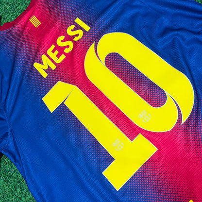 Lionel Messi Barcelona 2012/2013 Retro Home Football Jersey Kit