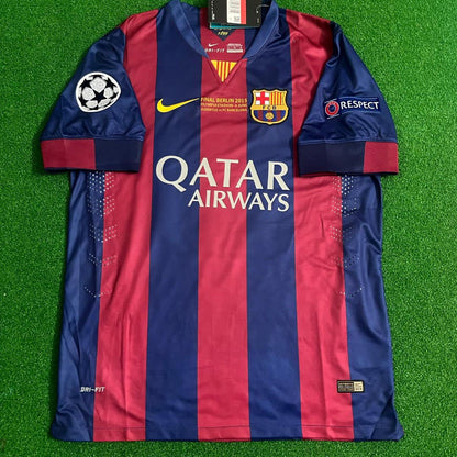 Lionel Messi Barcelona 2015 Final Berlin Champions League Football Jersey Kit