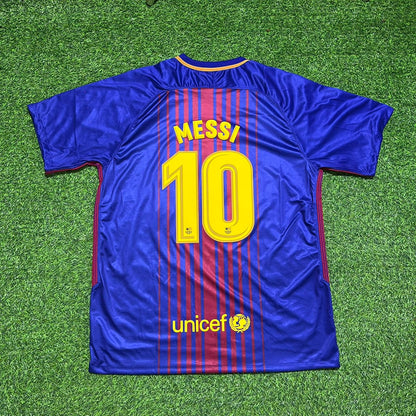 Lionel Messi 10- Barcelona 2017/2018 Season Football Jersey Kit
