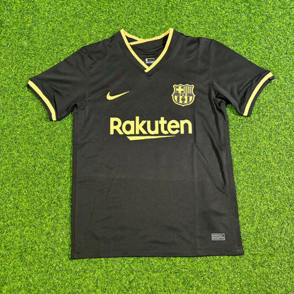 Lionel Messi Barcelona 2020-2021 Black Retro Football Jersey Kit