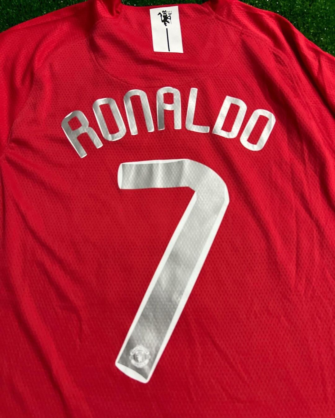 Cristiano Ronaldo CR7 Manchester United Champions League Final Moscow 2008 Retro Football Jersey Kit
