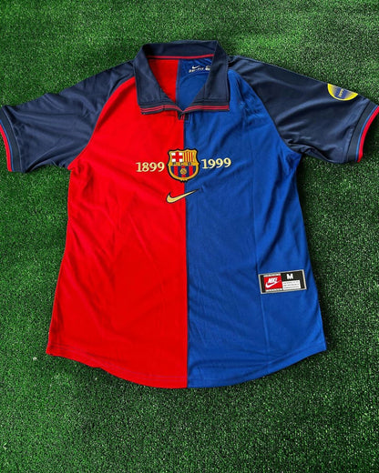 Barcelona 100th Football Jersey Kit