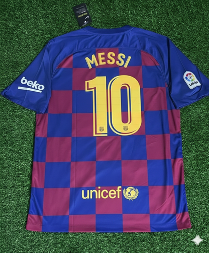 Lionel Messi Barcelona 2019/20 Home Retro Football Jersey