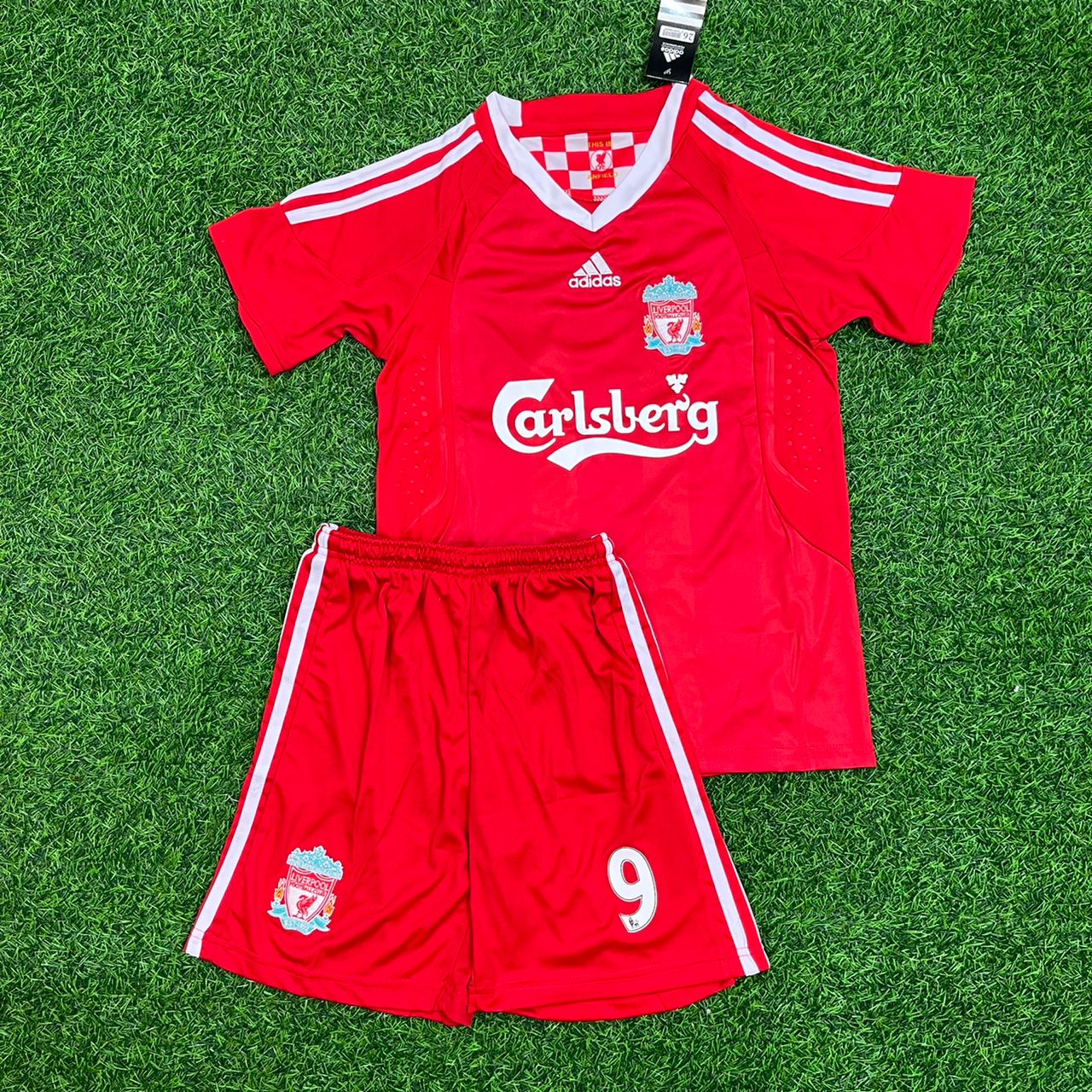 9 Fernando Torres - Liverpool 2008 2009 2010 Jersey KinderTrikot Maillot Enfant Soccer Kit