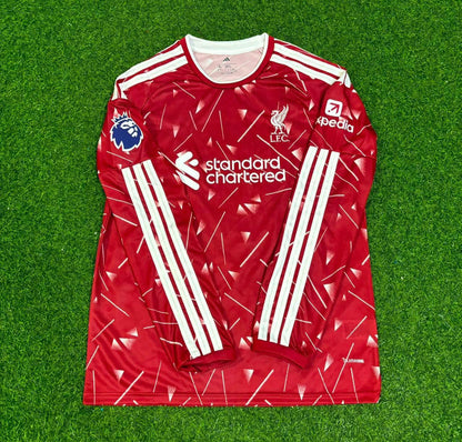 Virgil van Dijk Liverpool 2027 Long Sleeve Football Jersey Kit