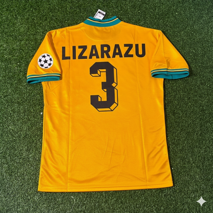 Bixente Lizarazu Bayern Munich Yellow Retro Football Jersey Collection