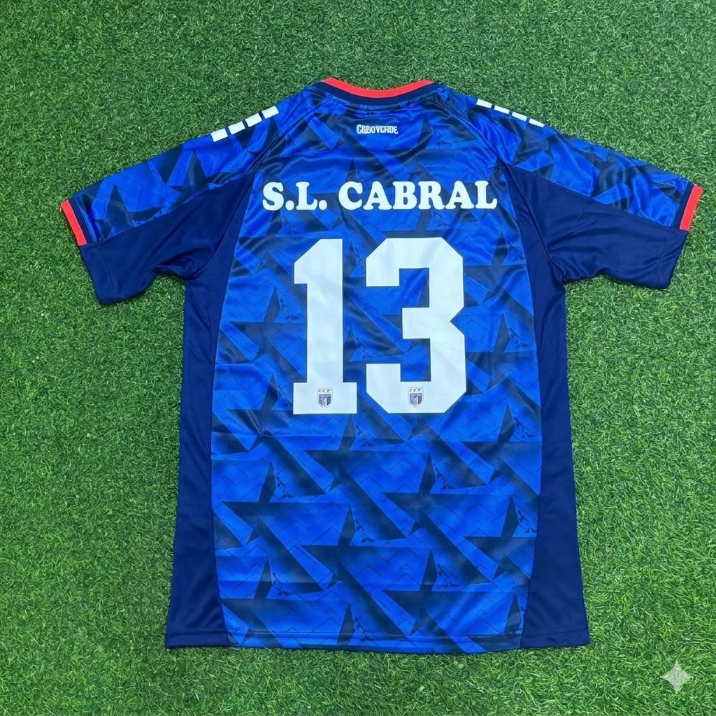 Sidny Lopes Cabral Cape Verde World Cup 2026 Home Football Jersey Shirt Trikot Maillot