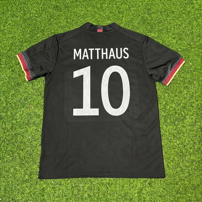 Lothar Matthaus #10 Germany Black Retro Football Jersey Paradise Edition
