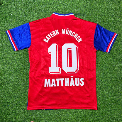 Lothar Matthäus Bayern München 1993 1995 Retro Fußballtrikot Kit Jersey