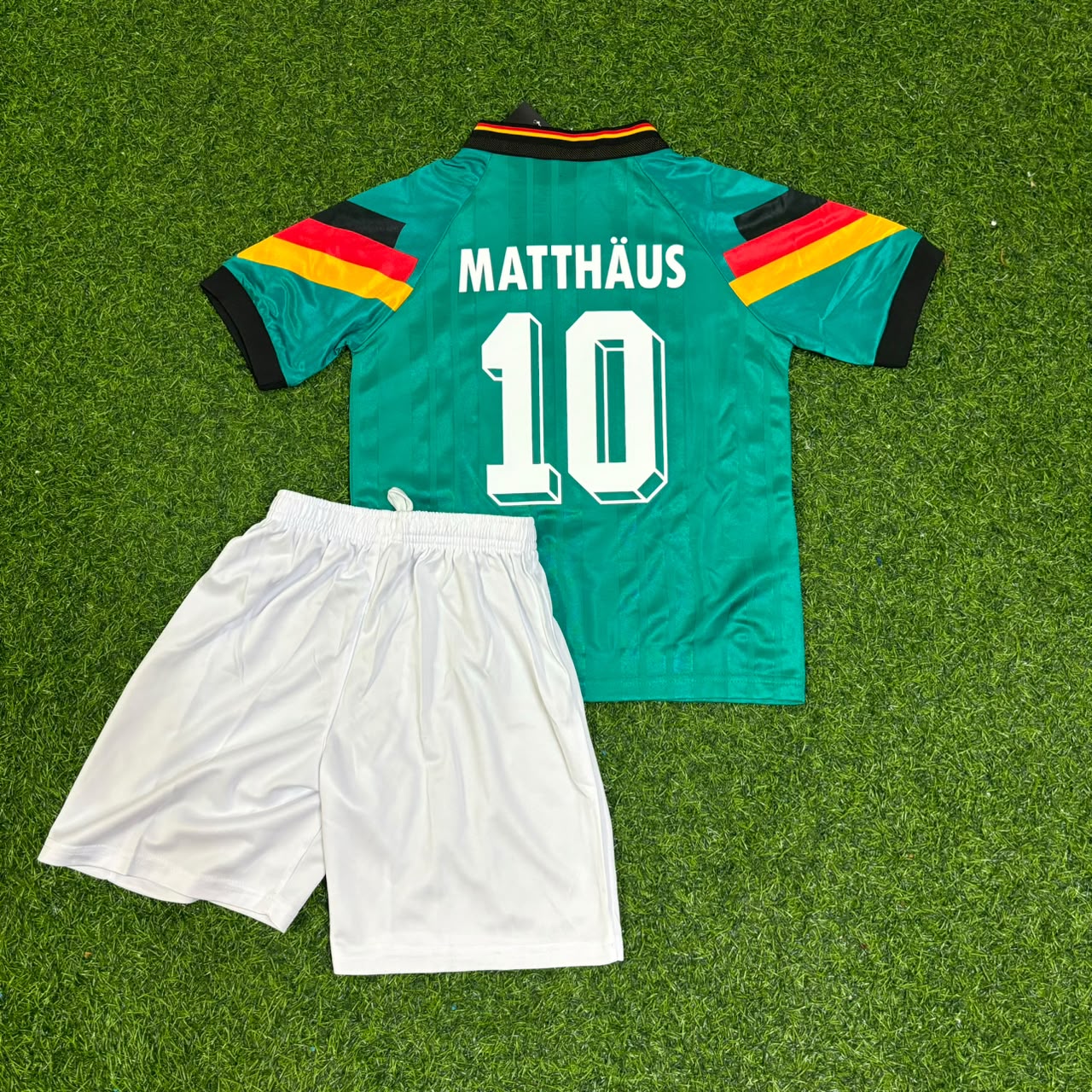 Lothar Matthäus Deutschland 1992 Retro Germany Kids Fußballtrikot Jersey