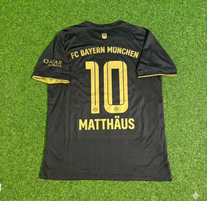 Lothar Matthäus Beckenbauer Bayern Munich Away Football Jersey Kit