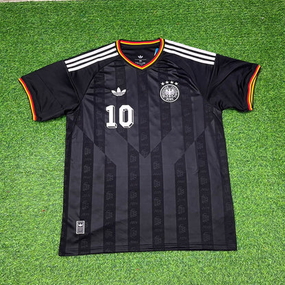 Lothar Matthäus 10# Germany Black Retro Vintage Football Jersey Kit
