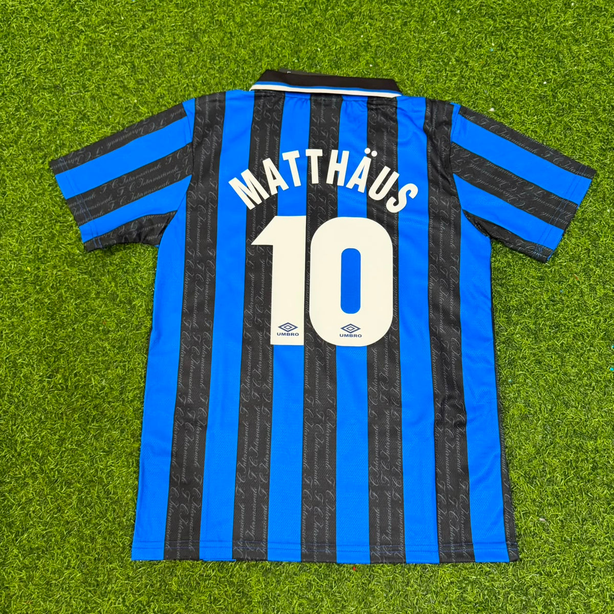 Lothar Matthäus Inter Home Kids Retro Football Jersey Kit