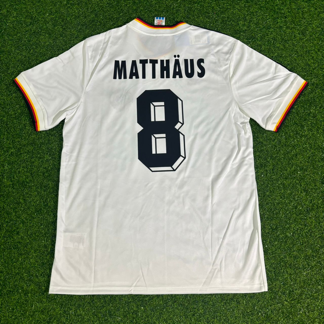 Germany World Cup 1986 Lothar Matthäus #8 Deutschland Retro Weiß
