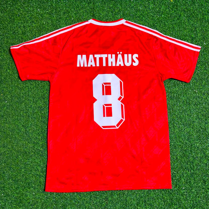 Lothar Matthäus #8 FC Bayern München 1984 1989 Auswärts Retro Football Jersey