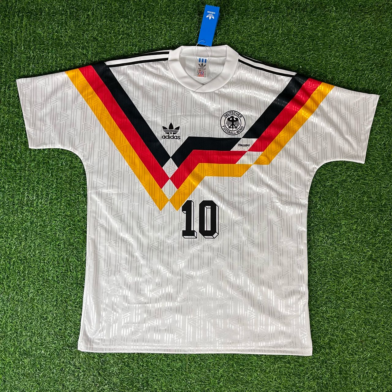 Lothar Matthäus Germany Deutschland Retro Kids Football Jersey - Deutschland Retro-