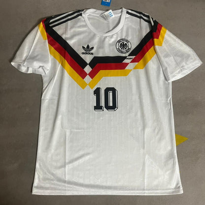 Lothar Matthäus Germany Retro 1990 World Cup Football Jersey Kit