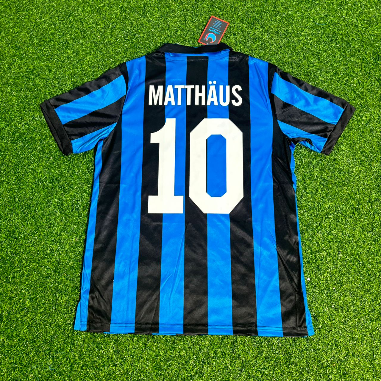 Lothar Matthäus Inter Retro Football Jersey Kit