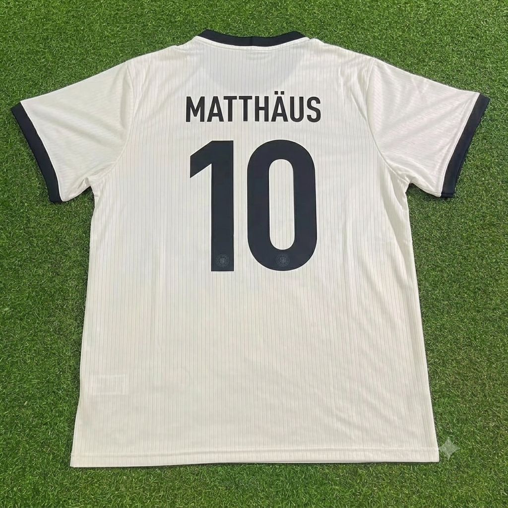 Lothar Matthäus Germany 125 Year Special White Football Jersey Kit