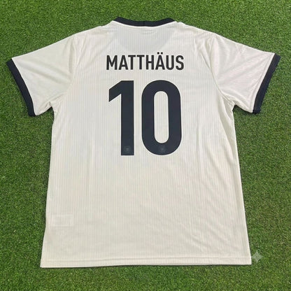 Lothar Matthäus Germany 125 Year Special White Football Jersey Kit