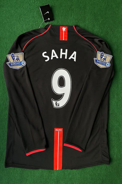 Louis Saha Manchester United 2007 - 2008 Retro Football Jersey Kit