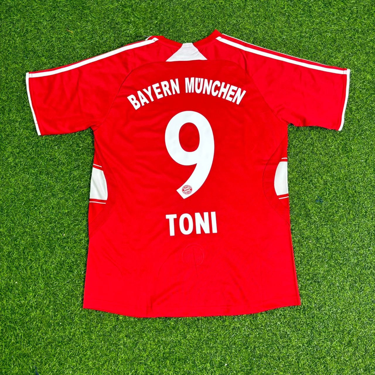 Luca Toni Bayern Munich 2007 2009 Retro Football Jersey Kit