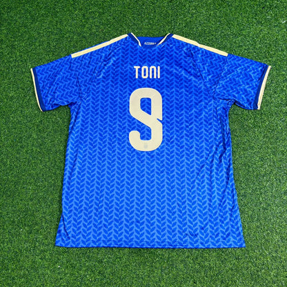 Luca Toni Italy Special Football Jersey Kit