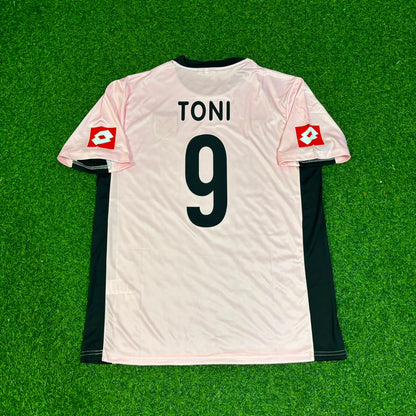 Luca Toni Palermo FC 2003-2004 Pink Retro Football Jersey Kit