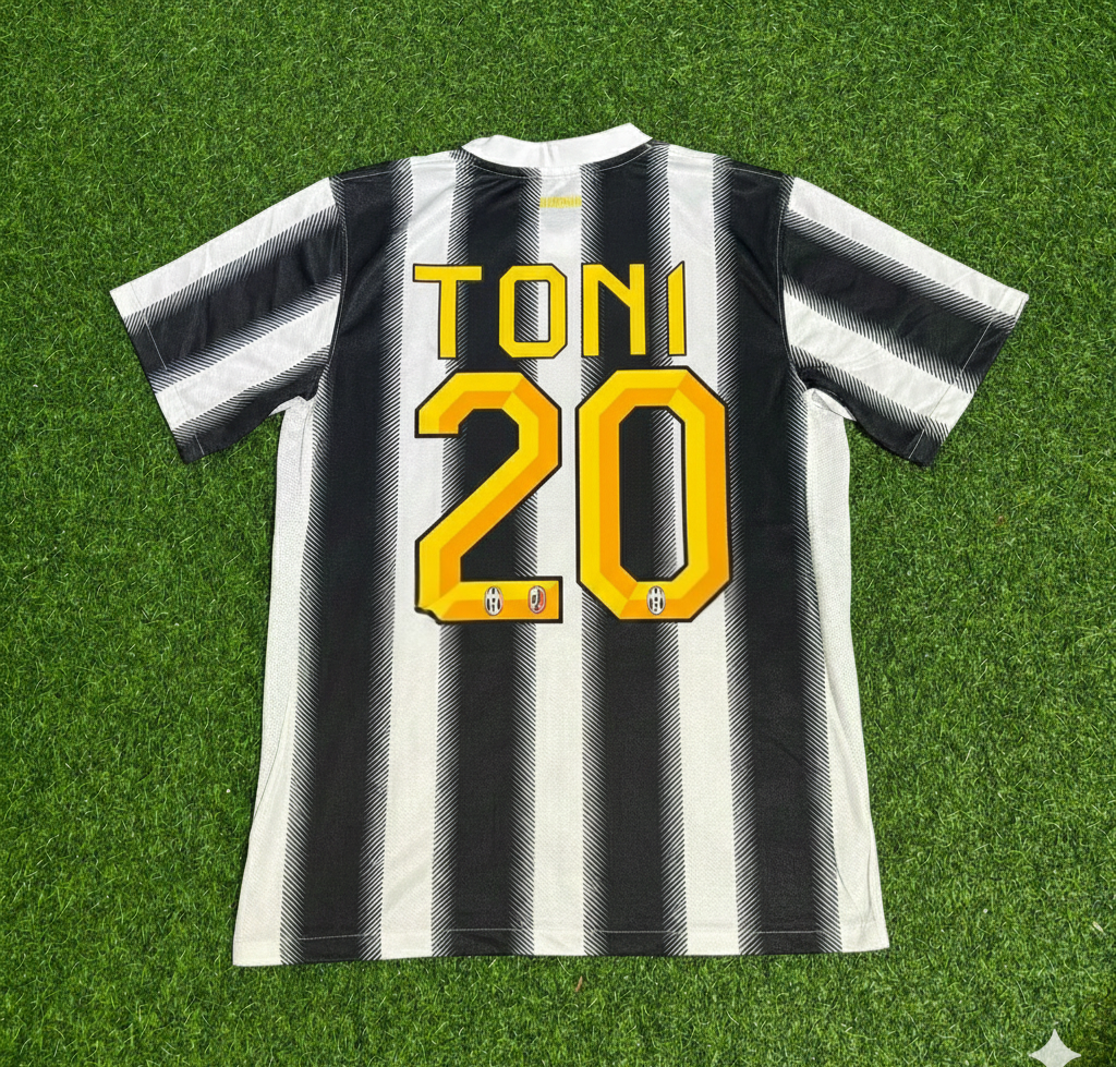 Luca Toni Juventus Home 2011 2012 Season Retro Football Jersey
