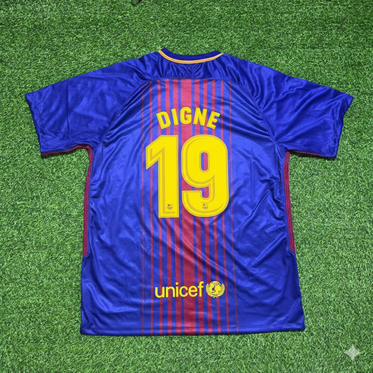 Lucas Digne 19- Barcelona 2017/2018 Season Football Jersey Kit