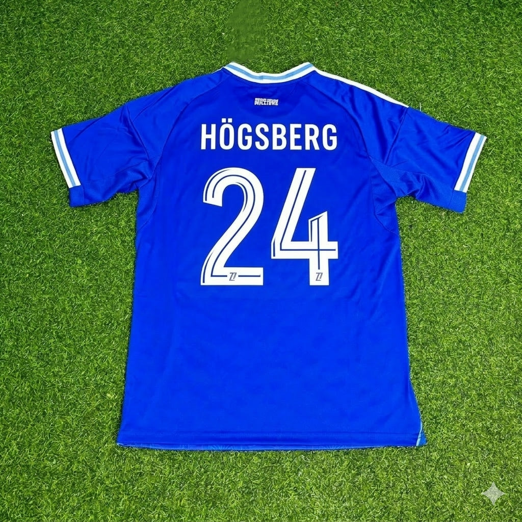 Lucas Høgsberg 24- Strasbourg 2026 Football Jersey