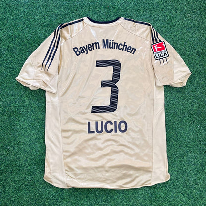 Lucio Bayern München 2004/05 Retro Golden Fußballtrikot Set Jersey