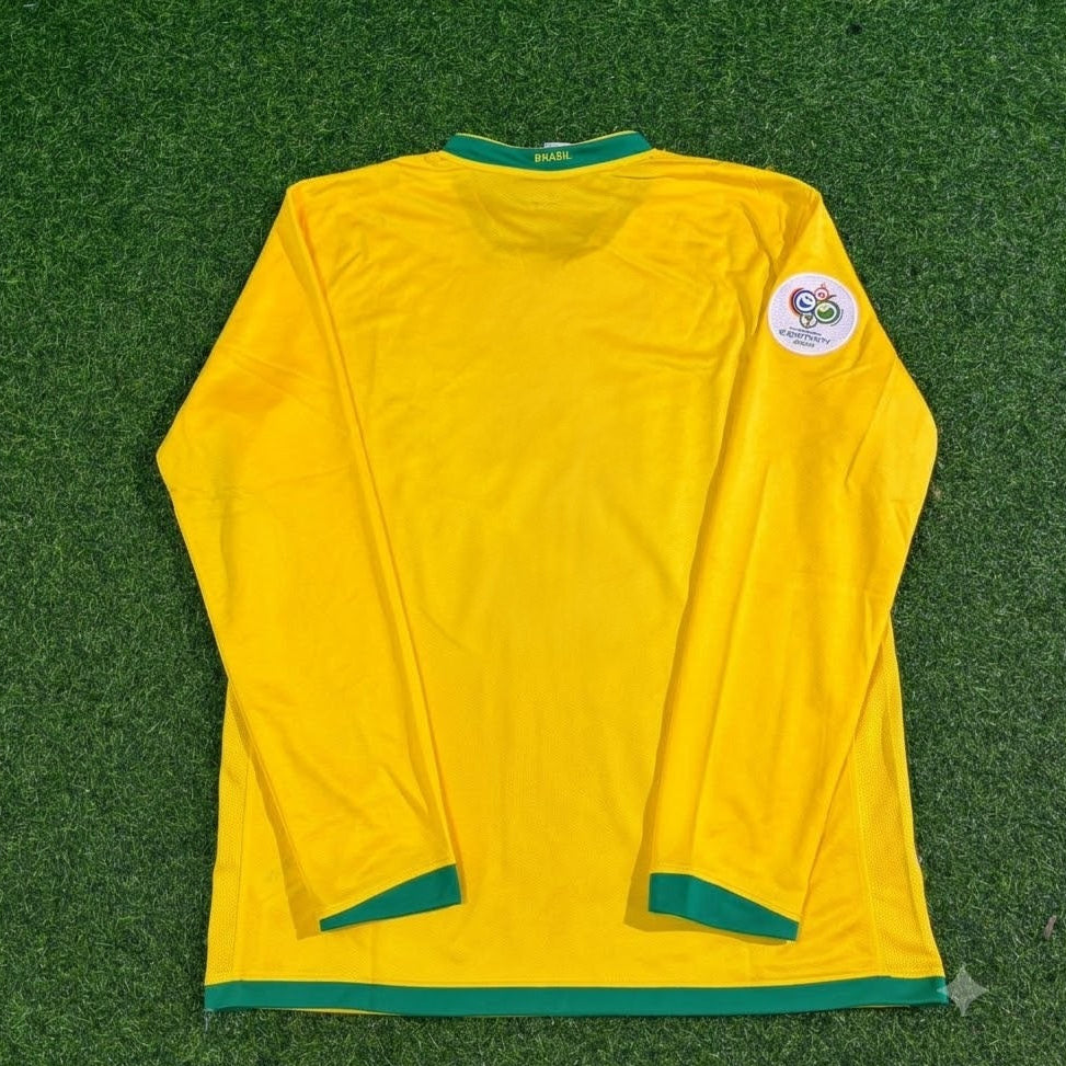 Brazil World Cup 2006 Long Sleeve Football Jersey