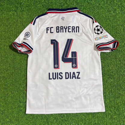 Bayern Munich 2026-2027 Luis Diaz #14 Away Football Jersey