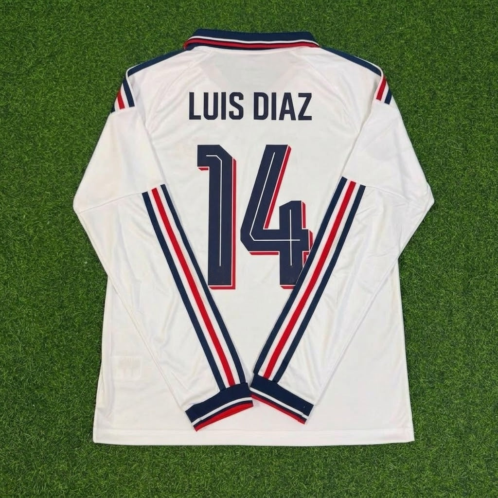 Bayern Munich 2027 Luis Diaz #14 Away Long Sleeve Football Jersey