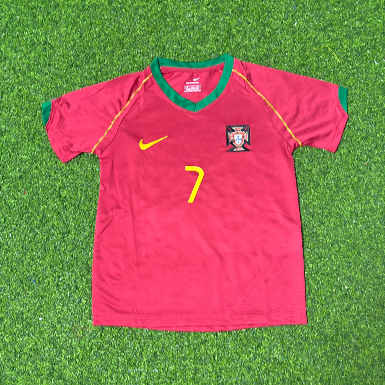 Portugal World Cup 2006 Luís Figo #7 Retro Football Jersey