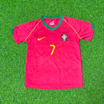 Portugal World Cup 2006 Luís Figo #7 Retro Football Jersey
