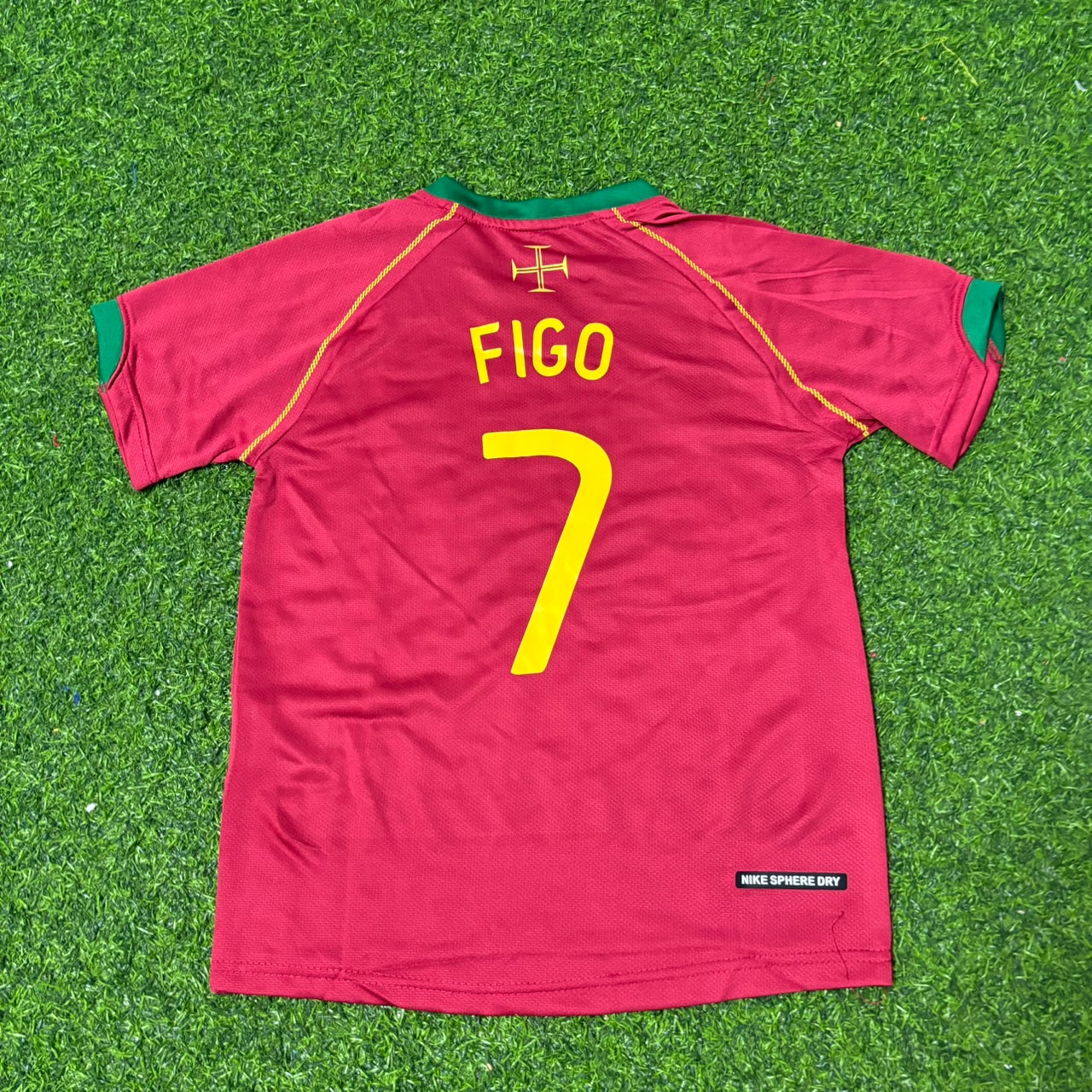 Portugal World Cup 2006 Luís Figo #7 Retro Football Jersey