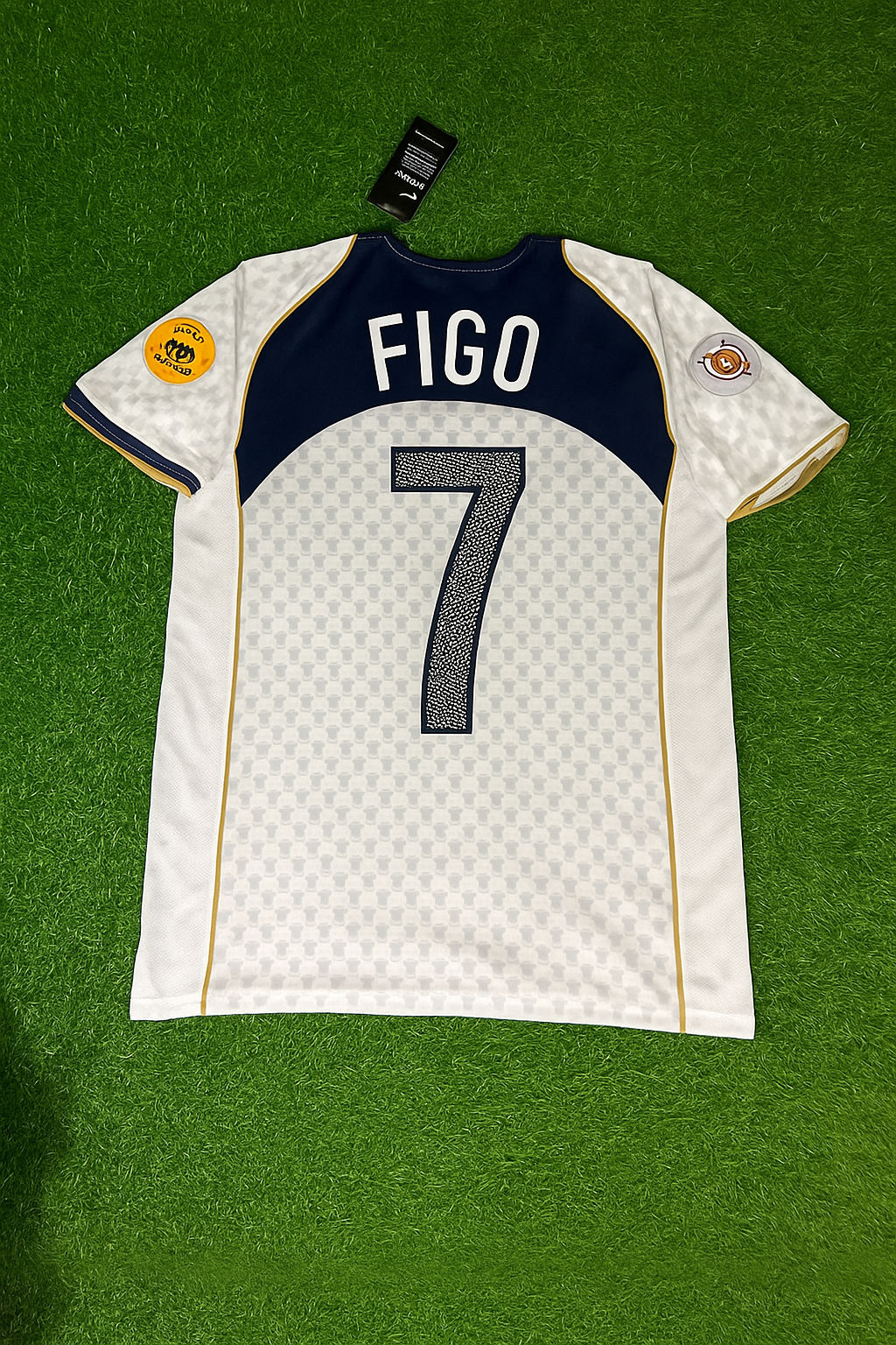 Luis Figo 7 Portugal EURO 2004 Retro Soccer Football Jersey Kit