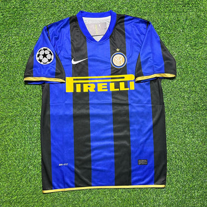 Luís Figo #7 Inter Milan 2008/09 Retro Football Jersey Kit