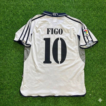 Luís Figo 10- Real 2000 Retro Football Jersey