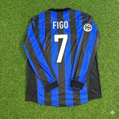 Luis Figo - Inter Retro Football Jersey