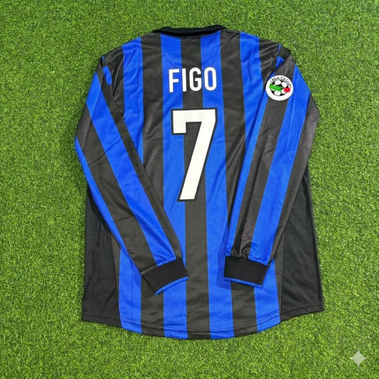 Luis Figo - Inter Retro Football Jersey