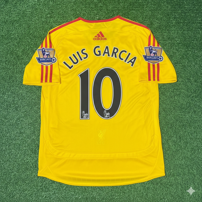 Luis Garcia Liverpool 2006/2007 Yellow Retro Football Jersey Collection