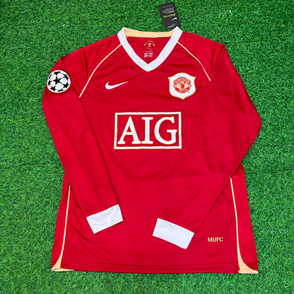 Luis Nani #17 Manchester United 2006 2007 Red Golden Football Jersey