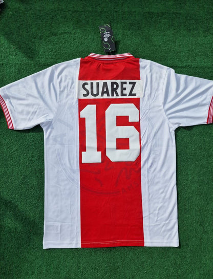 Luis Suarez Ajax Fc Retro Football Jersey Kit