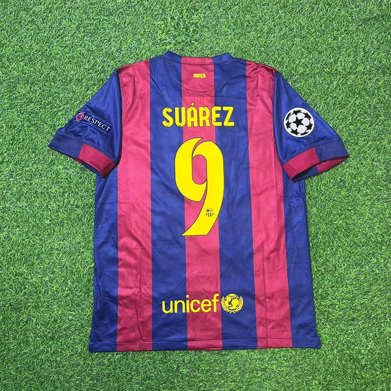 Barcelona Luis Suarez 2015 Final Berlin Champions League Jersey Trikot