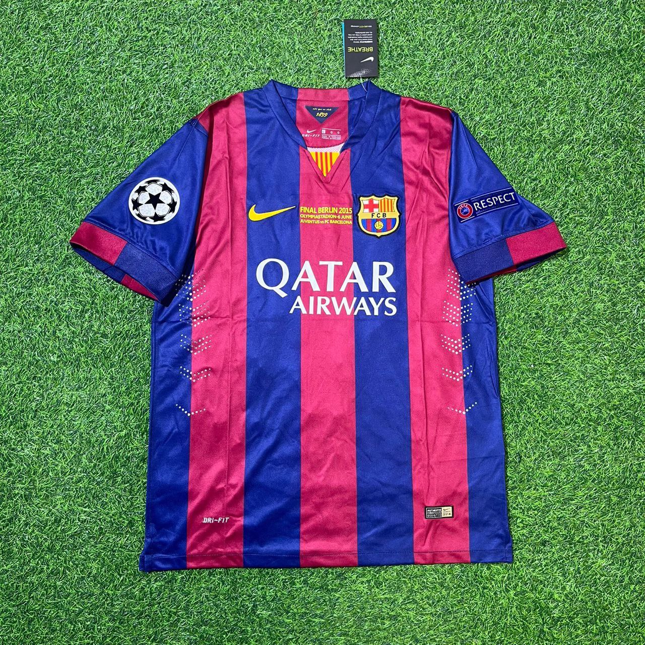 Barcelona Luis Suarez 2015 Final Berlin Champions League Jersey Trikot
